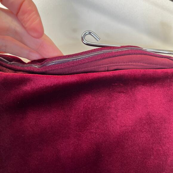 Express Velvet Strapless Midi Sheath dress ruby - S - Picture 7 of 13